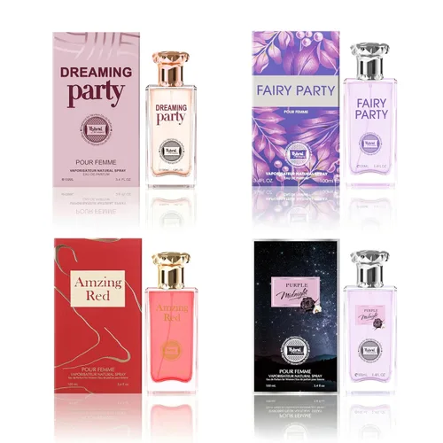 Vista 11 de Hybrid & Company Mujer 4 unids Black Opinion La Vie En Rose Paris Para Su Primavera Floración Perfume Natural Spray Fresco Fragancia