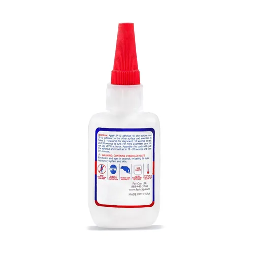 Vista 2 de FastCap 2P-10 - Medio - Pegamento de fuerza industrial - CA (adhesivo de cianoacrilato) - 2.25 oz/64 g. Perfecto para proyectos de uso general.