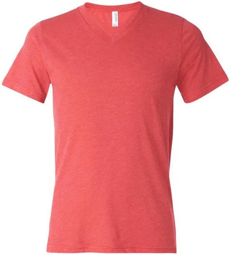 Vista 76 de Bella Canvas 3413c para hombre (1) Triblend verde + (1) Triblend rojo