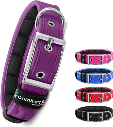 Vista 4 de Comfort Fit Collar de perro – Collar de entrenamiento para perros acolchado suave con hebilla ajustable – Collar para mascotas transpirable y ligero