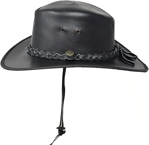 Vista 4 de Montecarlo Bullhide Sombreros CESSNOCK Cuero Western Cowboy Hat