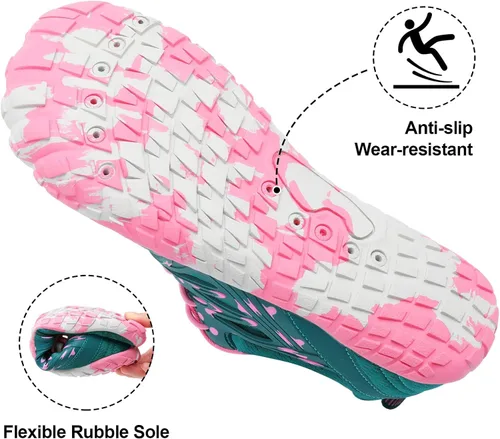 Vista 7 de XIHALOOK Zapatos deportivos de senderismo para mujer y hombre, de secado rápido, para playa, caminar, kayak, surf, entrenamiento