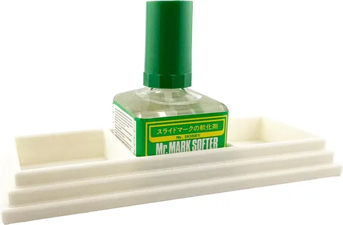 Vista 8 de Jeff Did It! - Soporte cuadrado de cemento con pegamento para botellas con capacidad para 3 botellas, compatible con Mr Hobby Cement Setter