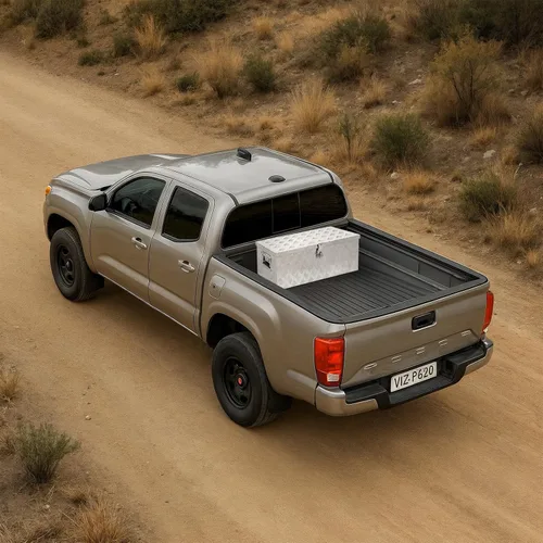 Vista 7 de Caja de herramientas de aluminio para camión de 30 pulgadas, cajas de herramientas para camioneta, caja de herramientas para caravana, ATV