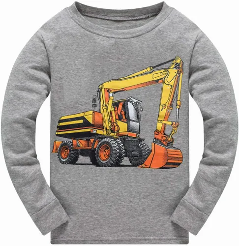 Vista 10 de Little Hand Pijamas para niños pequeños, Monster Truck 100% algodón, dinosaurio para niños, 2 piezas, ropa de dormir, conjuntos de ropa de dormir
