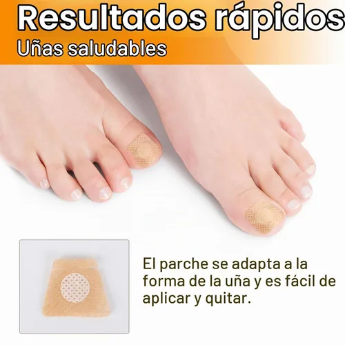 Vista 4 de 100 parches de uñas, tiras de aspecto de uñas de 8 horas durante la noche, extra adhesivas, calcomanías de lactancia diaria