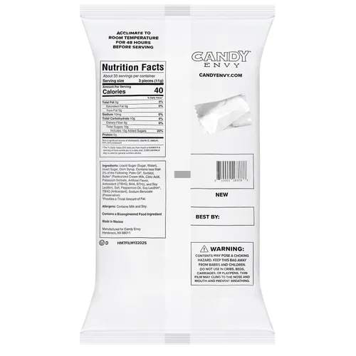 Vista 2 de Buttermints, 13 oz. Bolsa, Aproximadamente 100 mentas envueltas individualmente