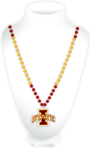 Vista 8 de Rico Industries NCAA Fan Shop - Cuentas estilo Mardi Gras con logotipo del equipo 3-Color del