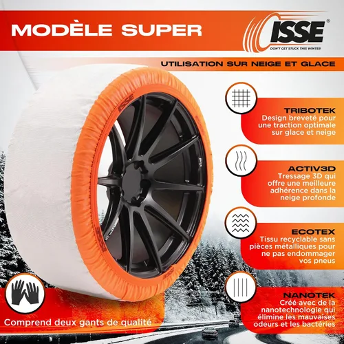 Vista 2 de Edición Super Larga vida de cobertor de tracción para la nieve Shark C50054