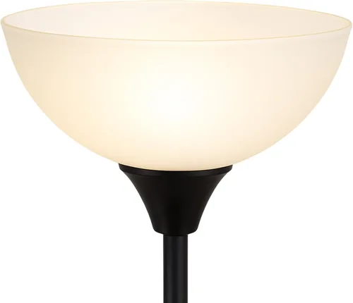 Vista 10 de LIGHTACCENTS Pantalla de lámpara de cristal ámbar de alabastro – Pantalla de repuesto para lámparas de pie con base media E26 – Lámpara de cristal
