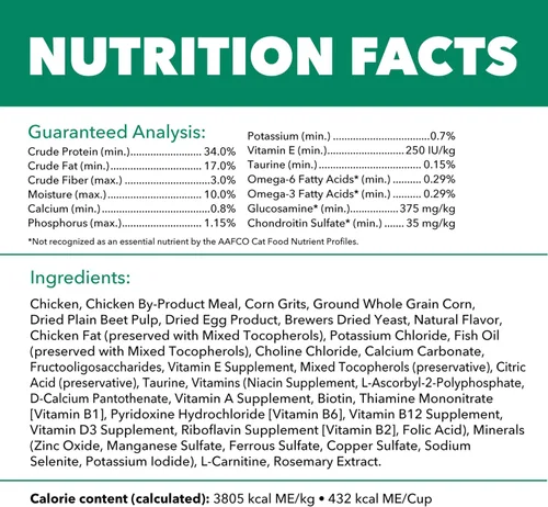 Vista 9 de Comida seca para gatos senior saludable IAMS Proactive Health con pollo, bolsa de 3.5 lb
