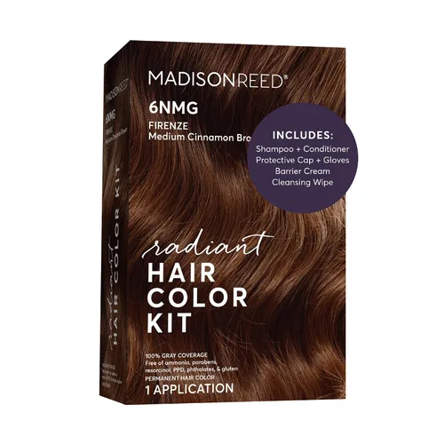 Vista 82 de Madison Reed - Kit de tinte radiante para el cabello, tinte permanente para el cabello, 100 % cobertura de canas, sin amoníaco, negro Parma 2.5NNN