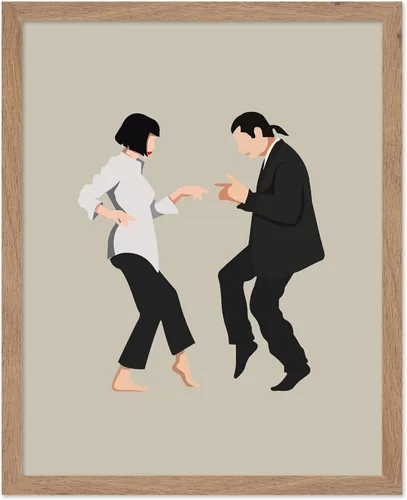 Vista 51 de Poster Master Póster de baile de pareja, impresión icónica de baile, arte moderno, arte moderno, arte pop, arte de película, regalo para hombres