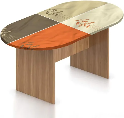 Vista 19 de XISUNYA Mantel ovalado ajustable para patio, moderno mantel de poliéster elástico con estampado de alas de talento de rock, se adapta a mesas