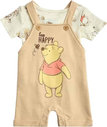 Vista 22 de Disney Conjunto de pantalones cortos para bebé, 2 piezas de Spiderman Mickey Mouse Cars Winnie the Pooh, conjunto corto de camisa corta (0-3M-24M)