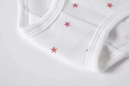 Vista 4 de KikizYe Bragas de algodón suave para niñas pequeñas y grandes, ropa interior surtida
