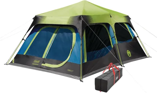 Vista 3 de Coleman 4/6/8/10 Person Instant Camping Tent with 1-Minute Setup, Large Family Tent with Pre-Attached Poles, Air Vent, & Carry Bag, Sets Up in About