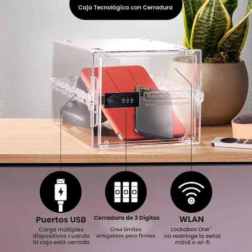 Vista 9 de Lockabox One™ Caja de Seguridad Premium Caja de Seguridad con Cerradura de Combinación Mediana para Alimentos, Medicamentos y Seguridad