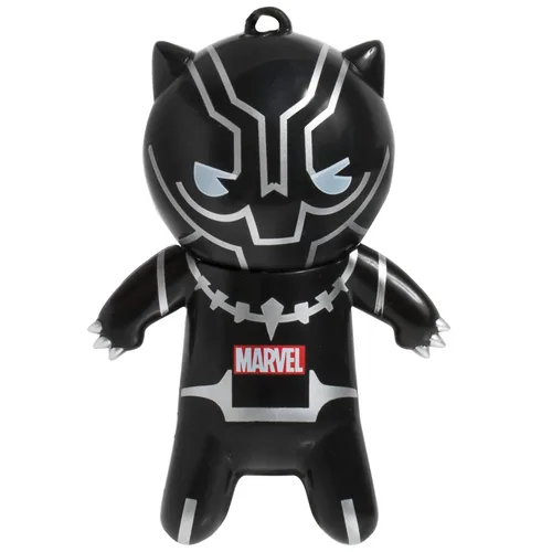 Vista 2 de Lip Smacker Marvel Black Panther Bálsamo Labial Saborizado en Llavero, Sabor Mandarina (Paquete de 2)