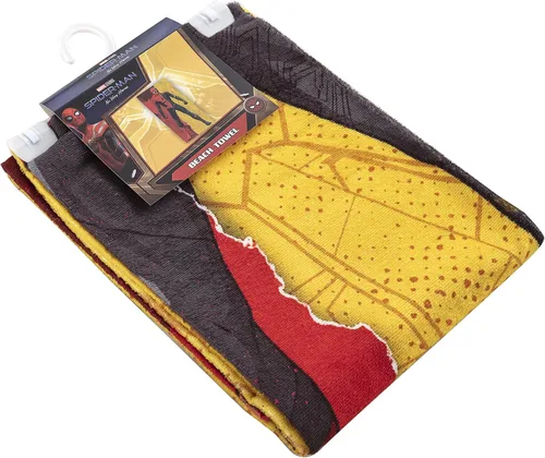 Vista 3 de Northwest Toalla de playa Spider-Man, 30 x 60 pulgadas, rojo dorado Rip Rojo Oro Rip