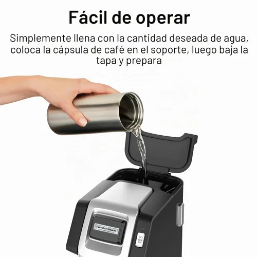 Vista 6 de Hamilton Beach Commercial HDC311 Cafetera de Servicio Individual para Hospitalidad