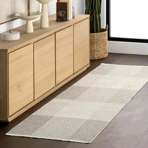 Vista 29 de nuLOOM Versa Collection - Alfombra reversible de 4 x 6 pies, lavable a máquina, resistente a las manchas, fácil almacenamiento, certificado