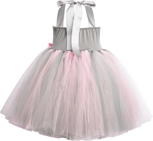 Vista 3 de Tutu Dreams Disfraces de animales de Halloween para niños y niñas de 1 a 10 años, reno, jirafa, tigre con diadema, ropa de disfraces de Halloween