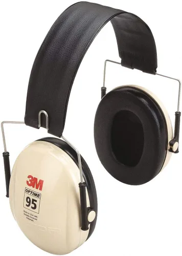 Vista 15 de 3M PELTOR Protección Auditiva Optime 95 Orejeras, Copas Ajustables, Compatible con E-A-Rfit, Acero Inoxidable