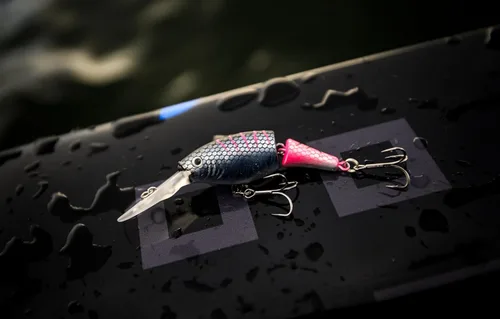 Vista 3 de Berkley Flicker Shad Jointed Fishing Hard Bait Negro plateado