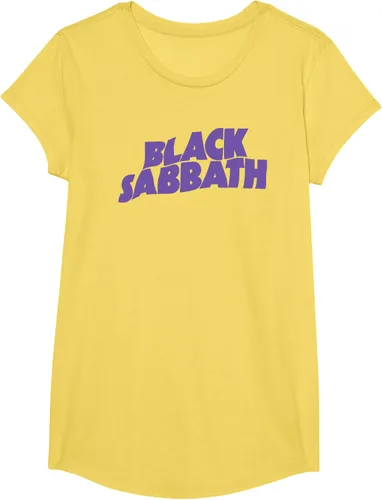 Vista 7 de Black Sabbath Camiseta con logotipo morado
