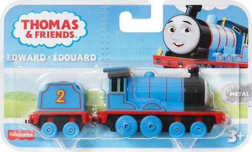 Vista 6 de Thomas & Friends Tren de juguete fundido a presión Edward Motor de empuje con tierno para preescolar juego de simulación a partir de 3 años