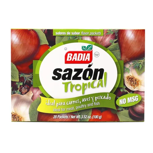 Vista 2 de Badia Sazon Tropical Sin Mgs, 3.52 oz