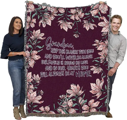 Vista 9 de Pure Country Weavers - Cobija con flecos de algodón, tejida, 72 x 54