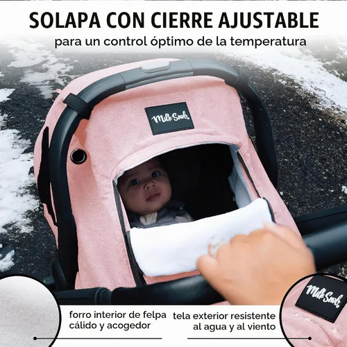 Vista 3 de Milk Snob - Funda de asiento de coche para bebé (rubor)