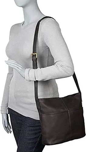 Vista 5 de Le Donne Leather Two Slip Pocket, Shoulder Bag