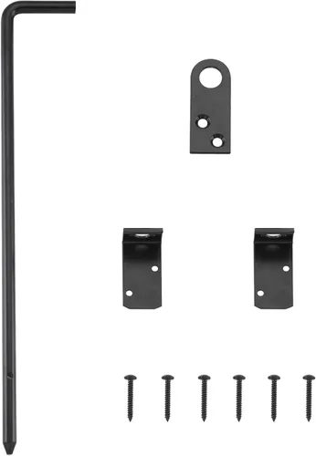 Vista 9 de HOME MASTER HARDWARE Perno de caña de 18 pulgadas, Varilla de caída de puerta resistente, Pernos de caña para puertas, Hardware de puerta de cerca