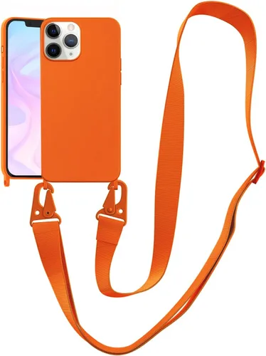 Vista 32 de Funda compatible con iPhone 8 Plus, iPhone 7 Plus/6 Plus/6S Plus con cordón, funda cruzada para iPhone con correa ajustable de silicona para iPhone