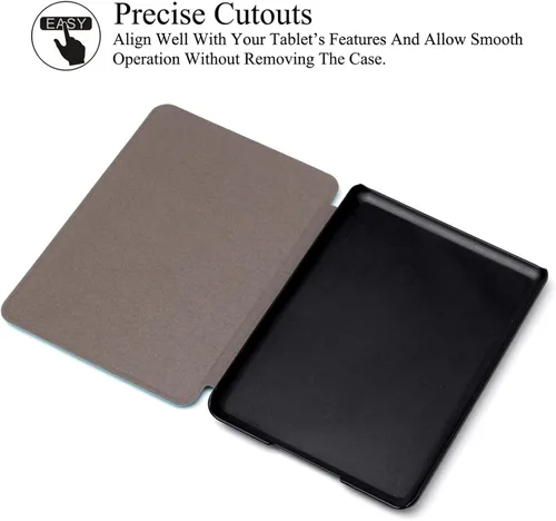 Vista 6 de Funda para Kindle Paperwhite 2018, delgada funda protectora de piel sintética con función de apagado y encendido automático para Kindle Paperwhite