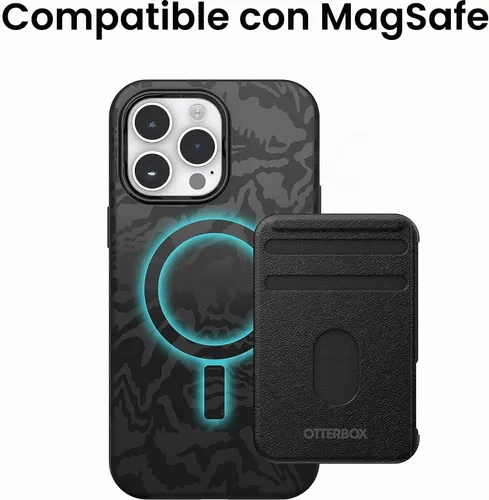 Vista 4 de OtterBox Serie Symmetry Clear Series+ Funda con MagSafe para iPhone 14 Pro Max (Solo) - No se ofrece al por menor - Instinto Animal