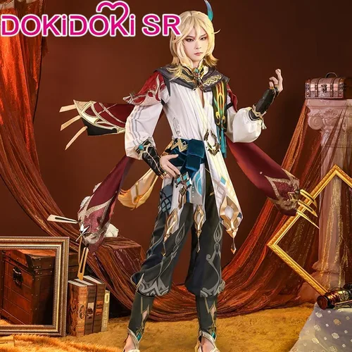 Vista 2 de KIRA KIRA Game Genshin Impact Cosplay Costumes All Characters Genshin Cosplay Halloween Outfits for Women Men