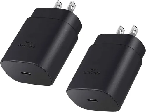 Vista 9 de Adaptive Fast Charging Block USB Wall Charger Adapter Compatible with Samsung Galaxy S25/S24/S23/S22/S22 Ultra/S21/S20/S10/S9/S8/S7/Edge/Note 10