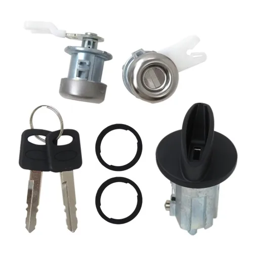Vista 3 de 1L3Z-11582-A, 5070032, 7C3Z-1521990-A, 7C3Z1521990A, F67Z-1022050, 597638, C-42-195, 707624C Reemplazo de cerradura de puerta de cilindro para Ford
