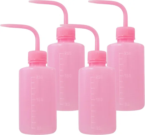 Vista 28 de Paquete de 4 botellas de lavado de tatuajes con difusor de chorro de agua (negro, 5.1 fl oz)