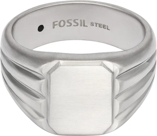 Vista 2 de Fossil Anillo de acero inoxidable para hombre