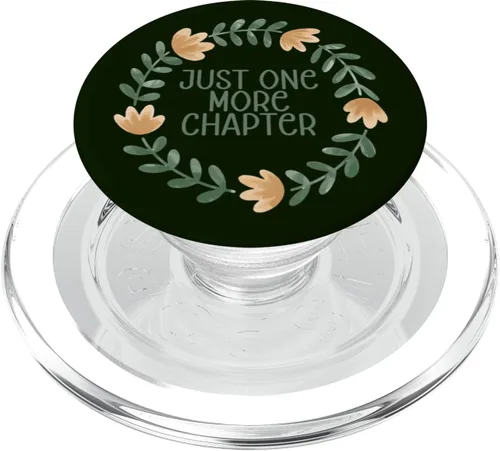 Vista 8 de ¡Solo un capítulo más! Amante de los libros Leer Girl PopSockets Standard PopGrip