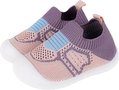 Vista 96 de Zapatos de bebé Pantuflas para niños pequeños, calcetines para niños y niñas, suela antideslizante