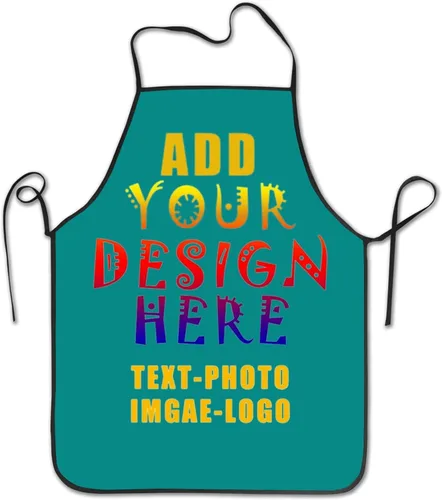 Vista 23 de Delantal personalizado personalizado para mujeres y hombres, delantales de cocina para cocinero, nombre personalizado, texto, logotipo, imagen