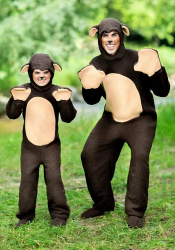 Vista 9 de Disfraz de oso de talla grande para adulto, Marrón