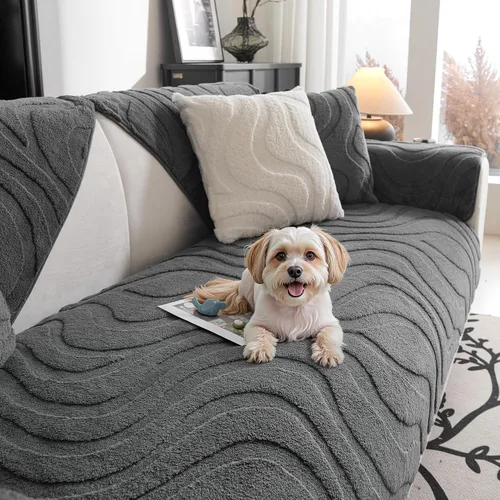 Vista 16 de MYSKY HOME Funda para Silla Sofá Seccional, Funda para Sofá Lavable, Fundas para Sofá de 2 Cojines, Protector de Muebles Antideslizante Fundas