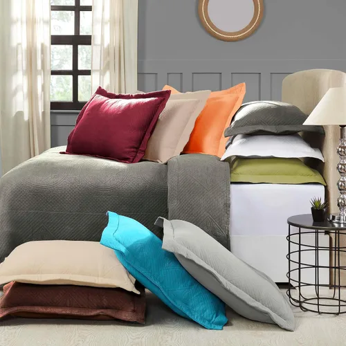 Vista 9 de Superior Juego de colcha de algodón de 2 piezas, diseño de círculos celtas, decoración de cama para el hogar, 1 funda de almohada, manta